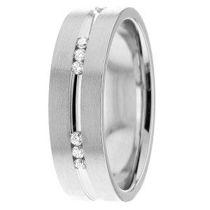 Diamond Wedding Band 6mm 0.36 Ctw.