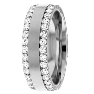 Diamond Wedding Band 7mm 2.1 Ctw.