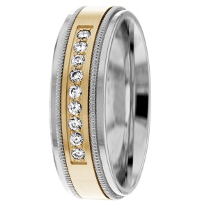 Diamond Wedding Band 7mm 0.18 Ctw.