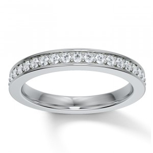 Diamond Round Cut Eternity Ring 0.45Ctw