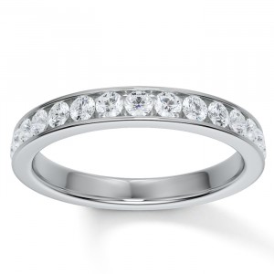 Diamond Round Cut Eternity Ring 1.05Ctw