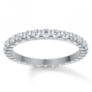 Diamond Round Cut Eternity Ring 0.90Ctw