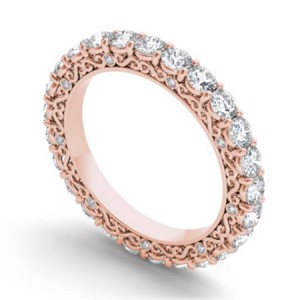 Diamond Round Cut Eternity Ring 2.24Ctw