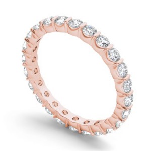 Diamond Round Cut Eternity Ring 1.05Ctw