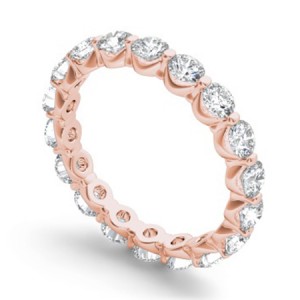 Diamond Round Cut Eternity Ring 2Ctw