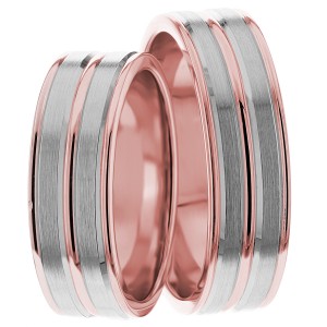 6.00mm Wide, Wedding Band Set