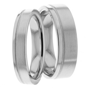 5.00mm Wide, Matching Wedding Rings
