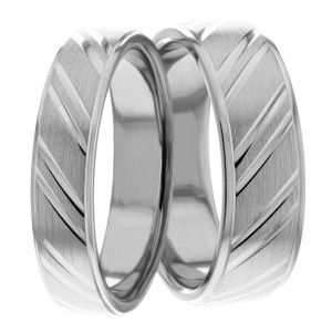 5.00mm Wide, Wedding Band Set