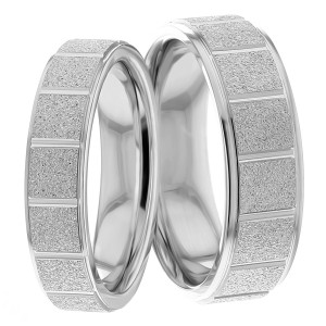 4.00mm Wide, Wedding Band Set