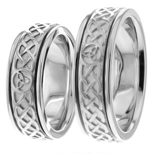 7.00mm Wide, Wedding Ring Set