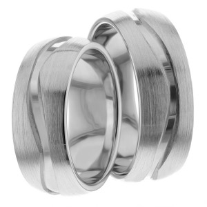 7.50mm Wide, Matching Wedding Ring Set