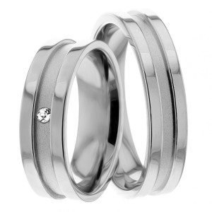 Diamond Matching Wedding Ring Set 6.00mm Wide