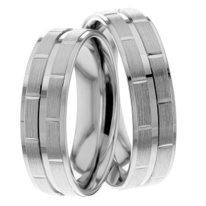 6.00mm Wide, Handmade Matching Wedding Bands