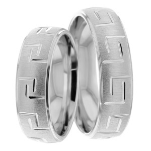 6.00mm Wide, Matching Wedding Ring Set