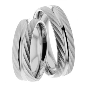 6.00mm Wide, Matching Wedding Ring Set