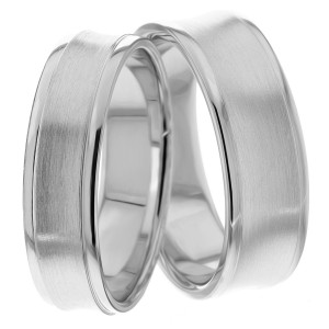 6.00mm Wide, His and Hers Wedding Bands