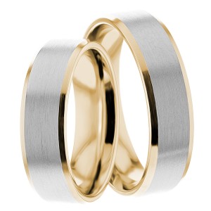 6mm Wide, Matching Wedding Ring Set