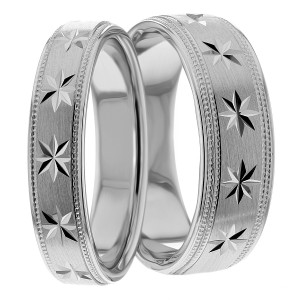 5mm Wide, Matching Wedding Ring Set