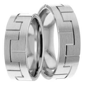 7mm Wide, Matching Wedding Ring Set