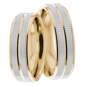 6mm Wide, Matching Wedding Ring Set