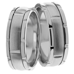 6mm Wide, Matching Wedding Ring Set