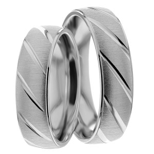 6mm Wide, Matching Wedding Ring Set