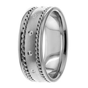 Satin Finish Wedding Band HM7023