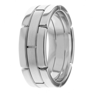 Satin & Shiny  Wedding Ring HM7061