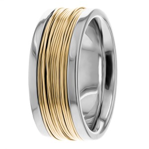 9mm Wide Handmade Wedding Bands