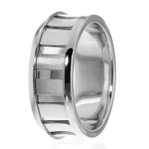 Concave Wedding Band HM7090