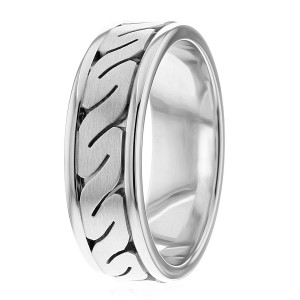 Hand Crafted Wedding Band HM7159