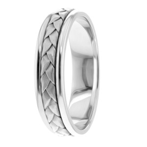 Three Strand Braid Wedding Band HM7179