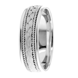 Braid & Rope Wedding Band HM7180