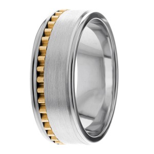 7mm Wide Handmade Wedding Bands
