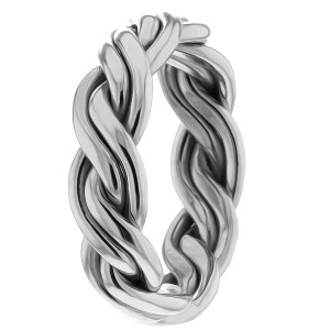 Interclocking Ropes Wedding Ring HM7192
