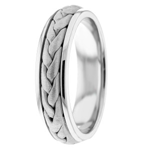 Low Dome Handmade Wedding Band HM7206