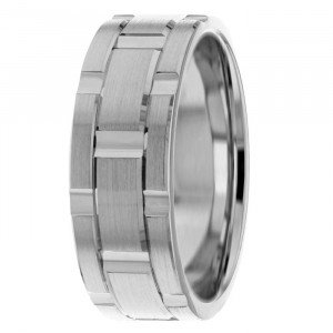 Watch Band Inspired Wedding Band HM7210