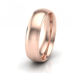 Dome Step Wedding Band 