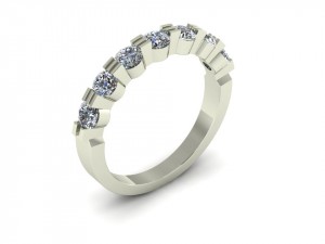Diamond Anniversary Ring 0.80Ctw