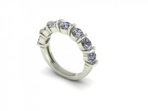 Diamond Anniversary Ring 2.10Ctw