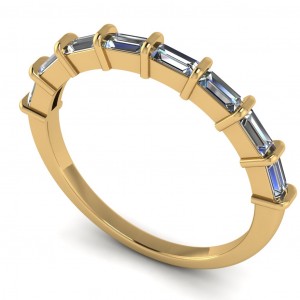 Diamond Baguette Anniversary Ring 0.40Ctw