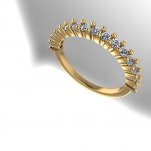 Diamond Anniversary Ring 0.45Ctw