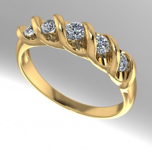 Diamond Anniversary Ring 0.50Ctw