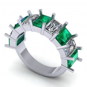 Diamond Anniversary Ring 5Ctw