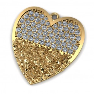 Diamond Heart Pendant 1.17Ctw