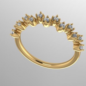 Diamond Anniversary Ring 0.20Ctw