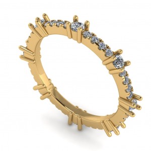 Diamond Round Cut Eternity Ring 0.50Ctw