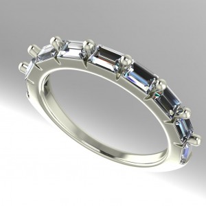 Diamond Anniversary Ring 0.90Ctw