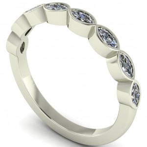 Diamond Marquise Anniversary Ring 0.30Ctw