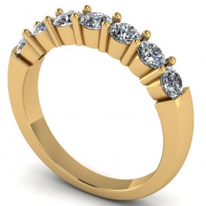 Diamond Round Cut Anniversary Ring 1.65Ctw